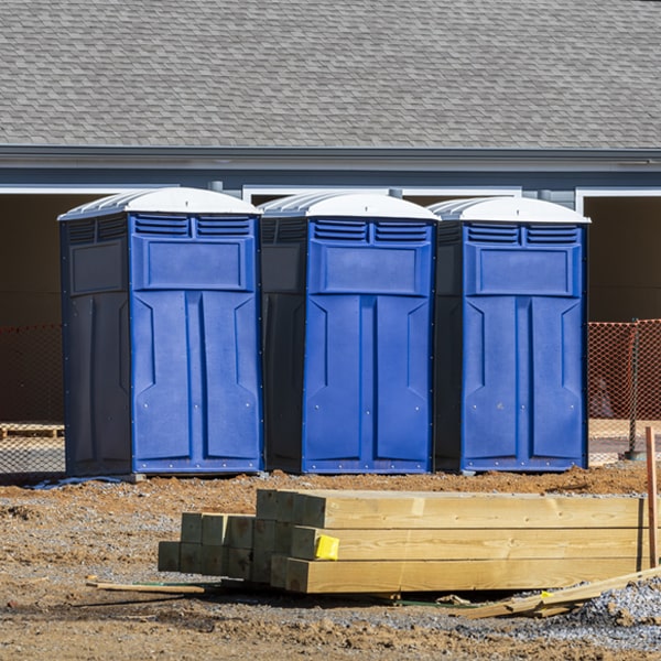 do you offer hand sanitizer dispensers inside the portable restrooms in Skull Valley